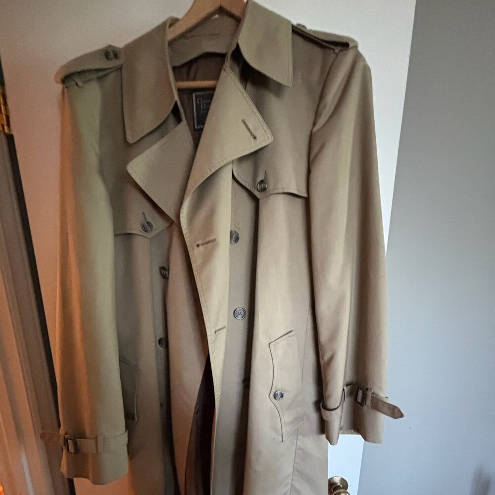 Christian Dior Classic Trench Coat - Big & Tall!